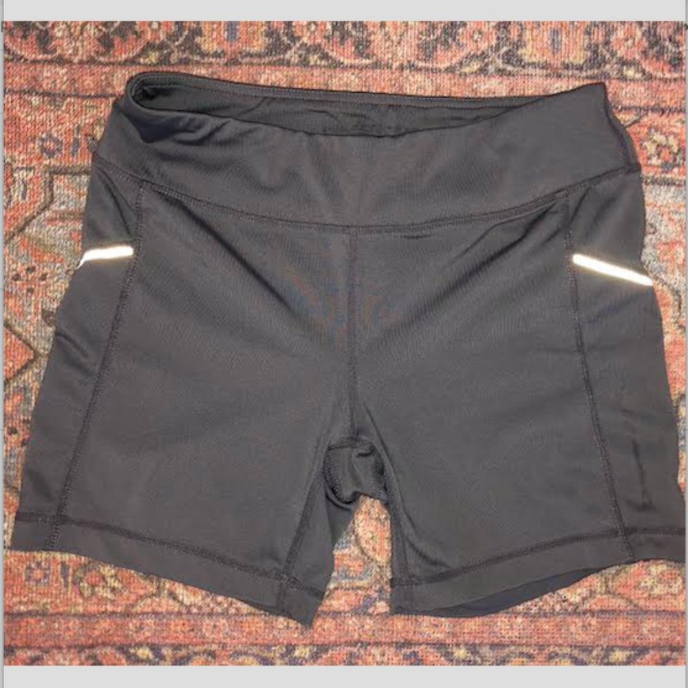 Grey biker shorts